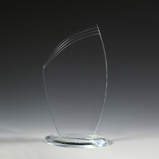 Allure Acrylic Award (4 1/2" x 8" x 3/8") - 4 Color Process