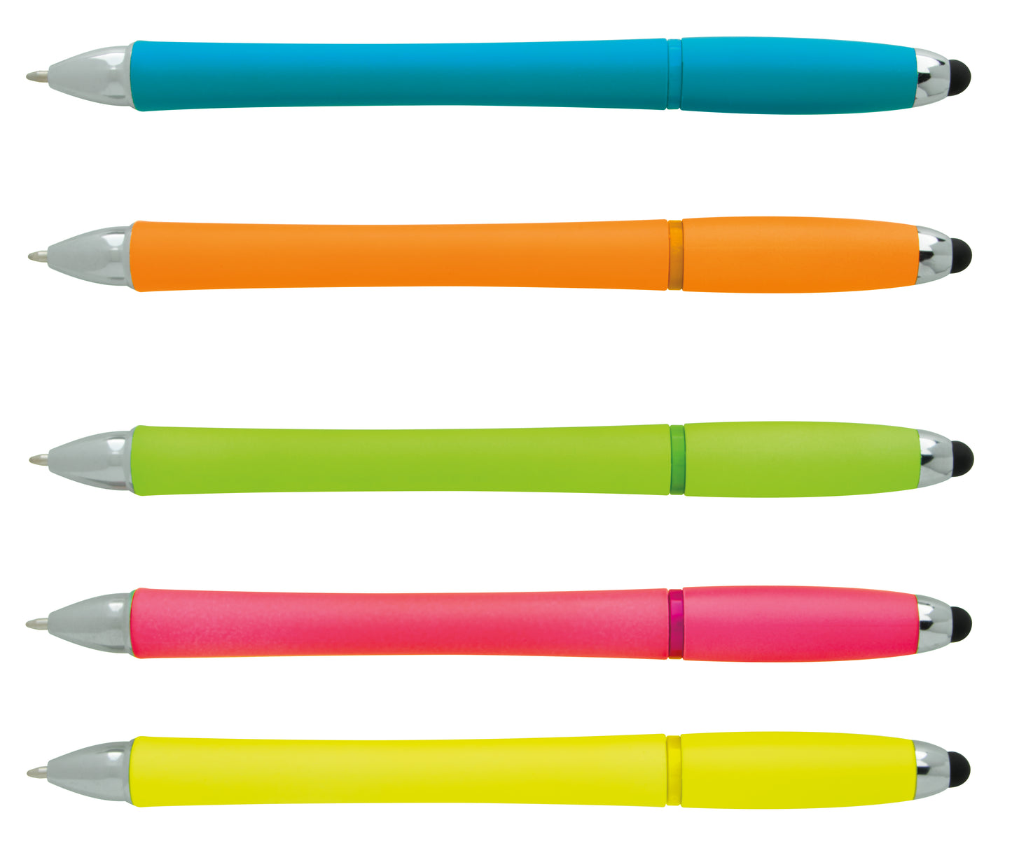 Neon Stylus Highlighter-Pen Combo