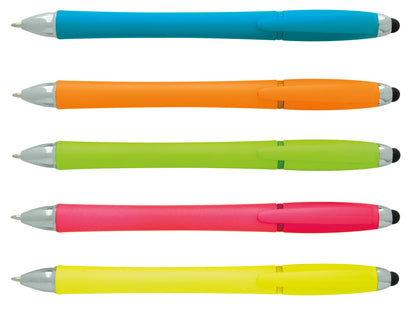 Neon Stylus Highlighter-Pen Combo