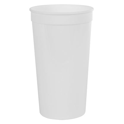 WHITE 32 Oz. Big Game Stadium Cup