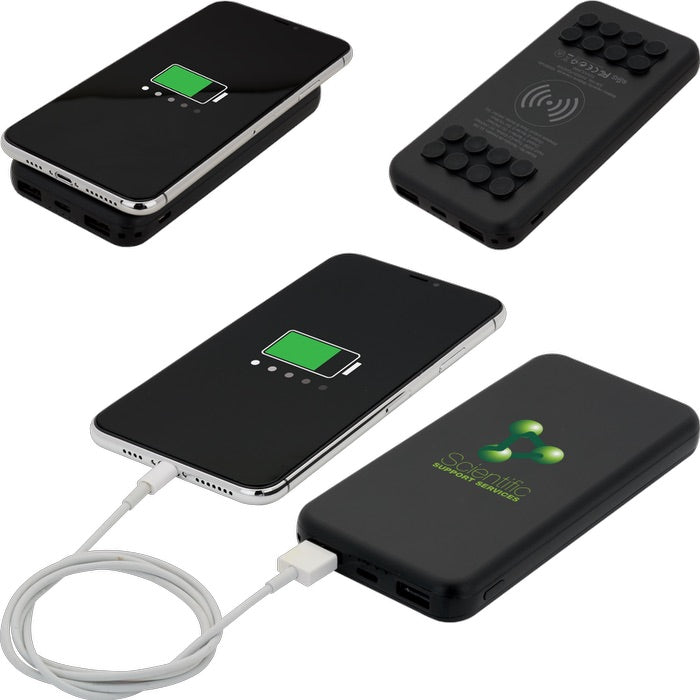 Octo Grip Wireless Charger & Power Bank 10,000 mAh