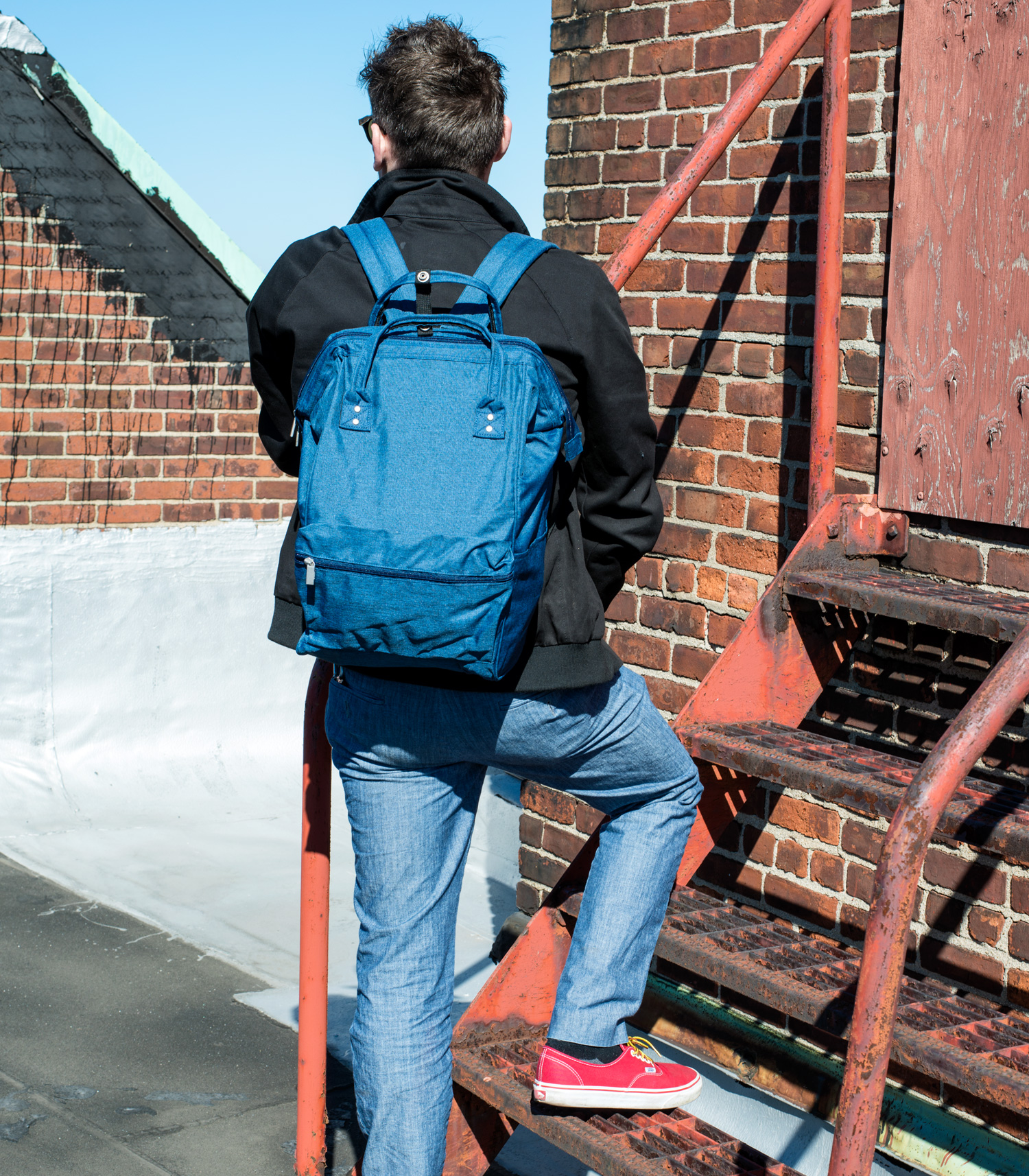Navy Blue The Harrison Backpack