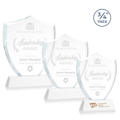 Scudo Shield Award on Newhaven - White