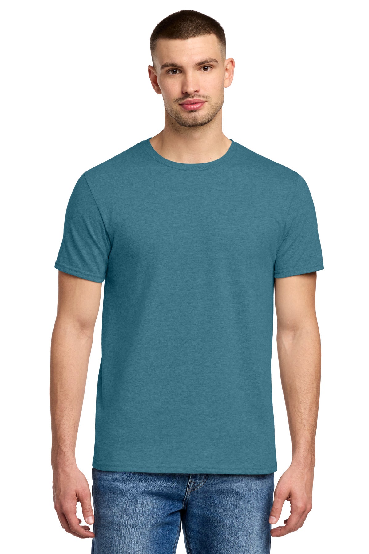 SanMar 560M_digitaltealheather_model_front.jpg