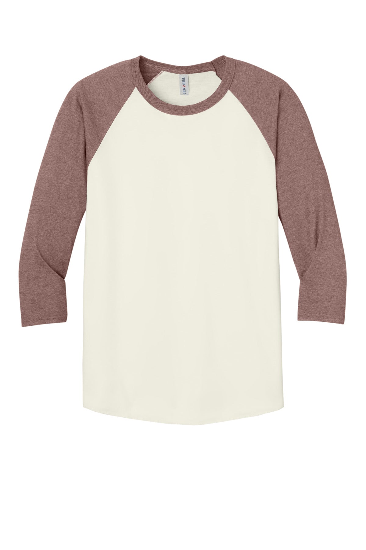 Jerzees Unisex Premium Blend Combed Ring Spun 3/4-Sleeve Raglan 560R