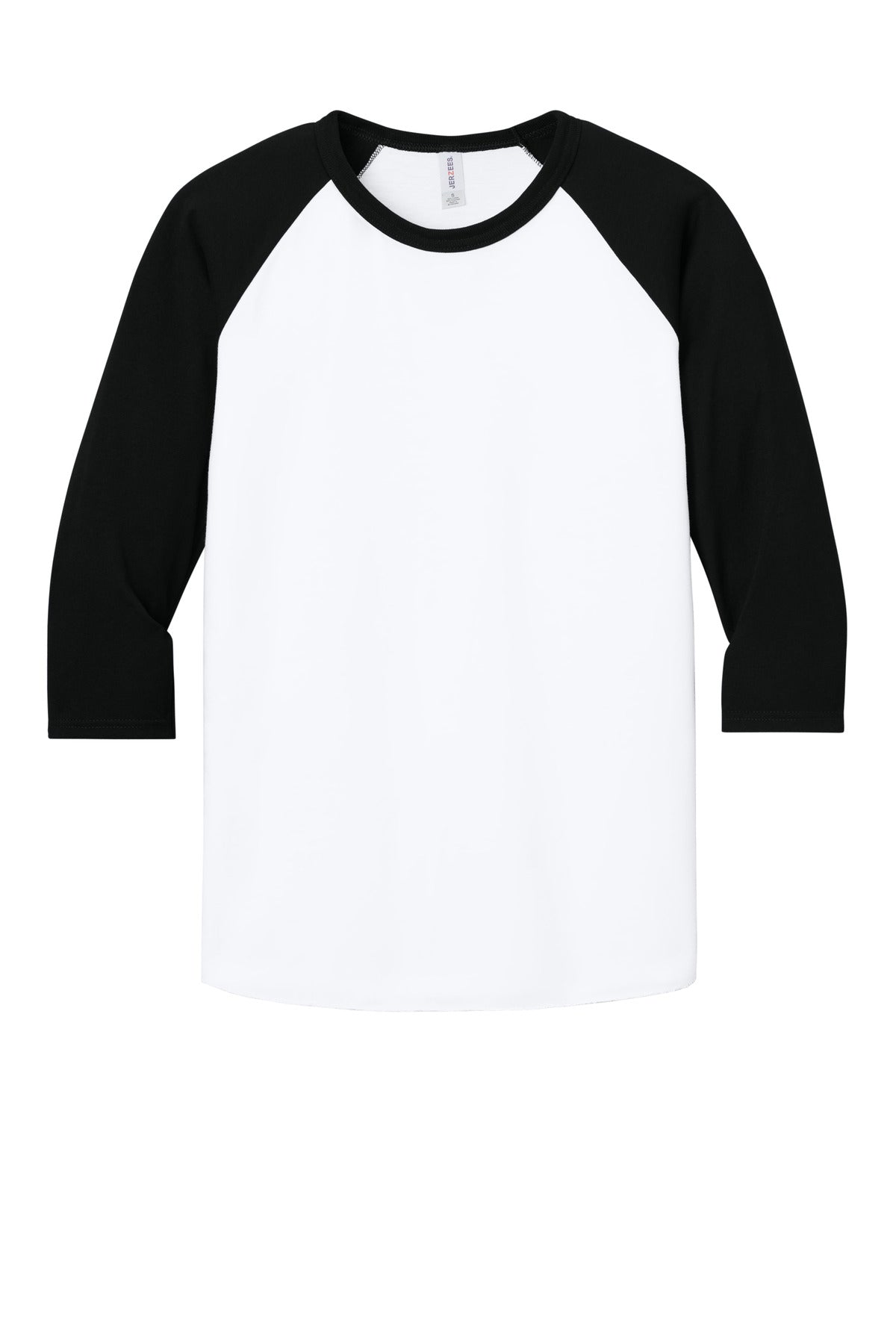 Jerzees Unisex Premium Blend Combed Ring Spun 3/4-Sleeve Raglan 560R
