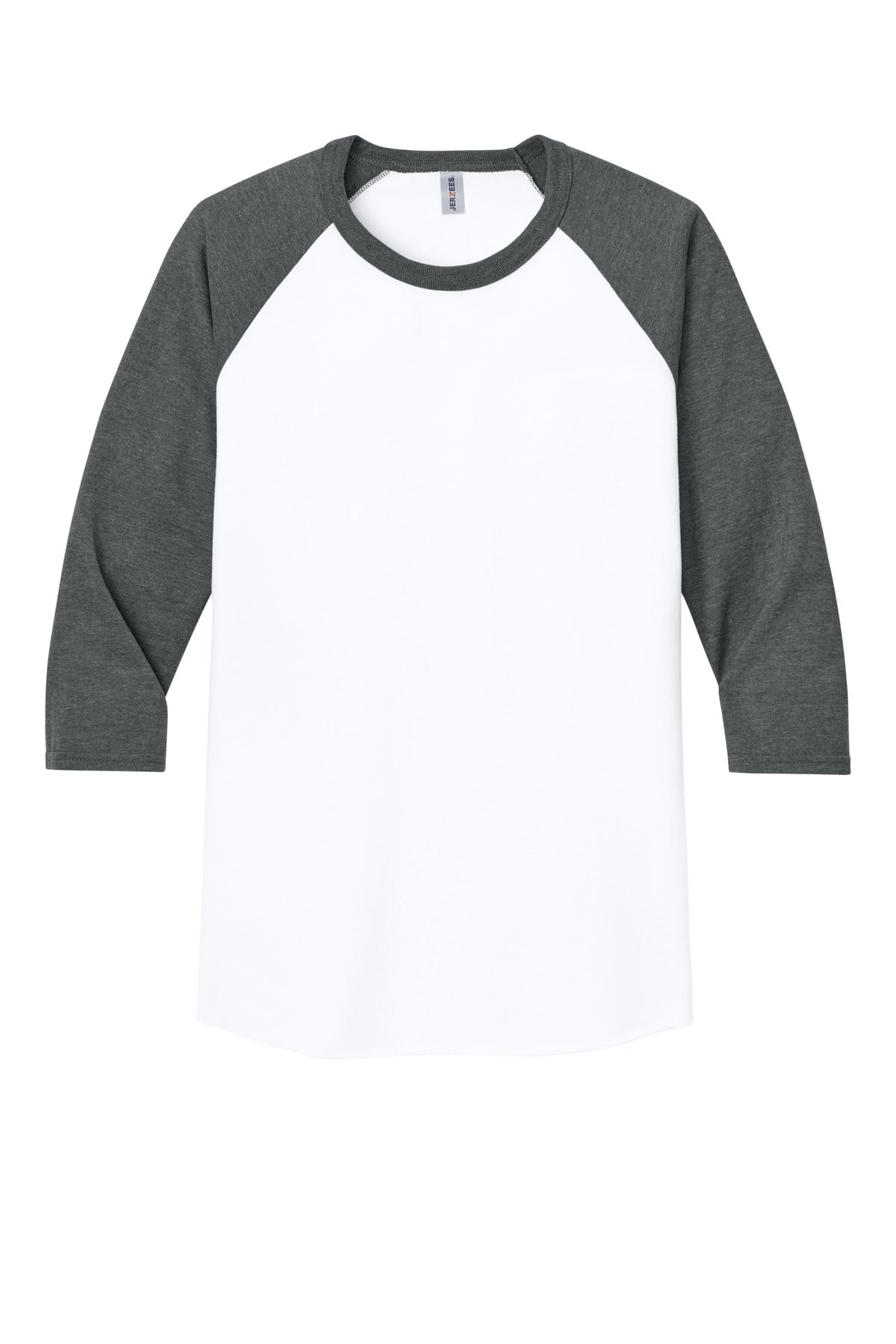 Jerzees Unisex Premium Blend Combed Ring Spun 3/4-Sleeve Raglan 560R
