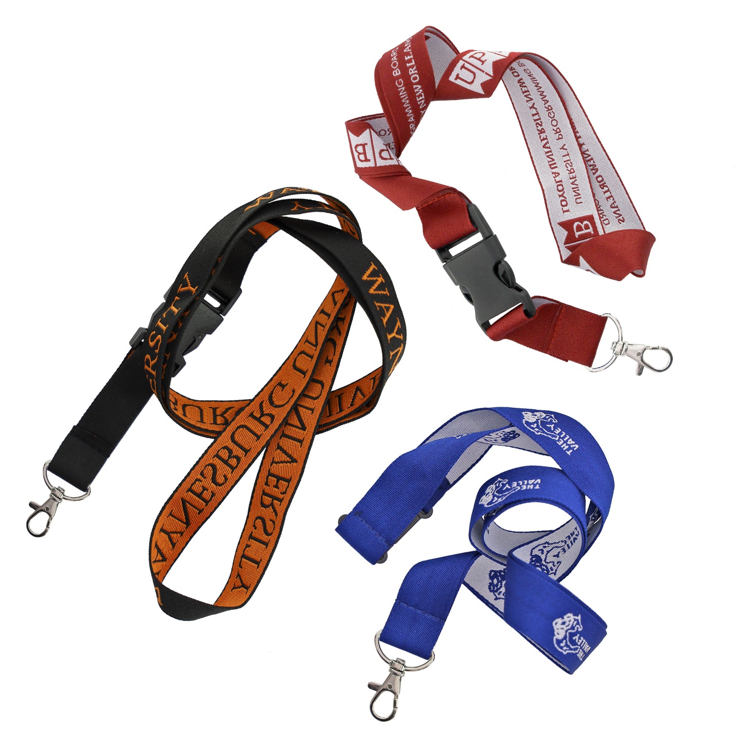 5/8" Lanyards - Woven Imprint