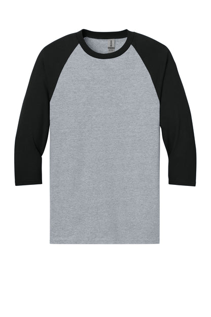Gildan Heavy Cotton 3/4-Sleeve Raglan T-Shirt. 5700