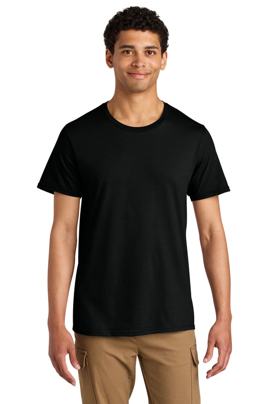 Front View of BlackInk Jerzees Unisex Premium Combed Ring Spun Cotton Tee 570M  - S