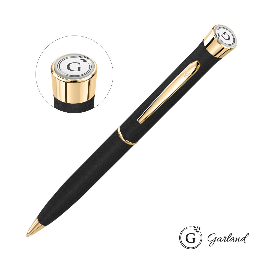 Garland® Tactical Textured Twist Ballpoint Pen - Gold Accent