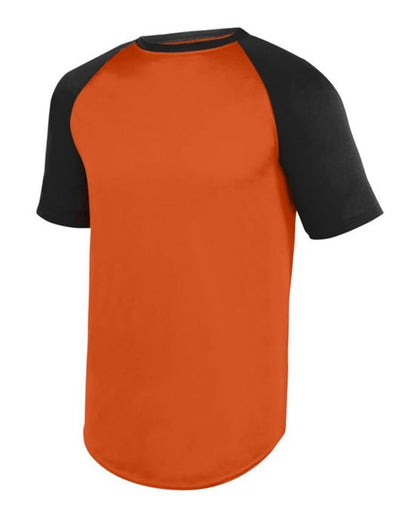 Youth Wicking Short Sleeve Baseball Jersey - 1509