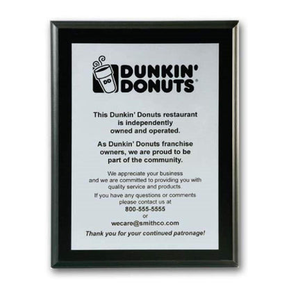 Screenprint Aluminum - Ebony