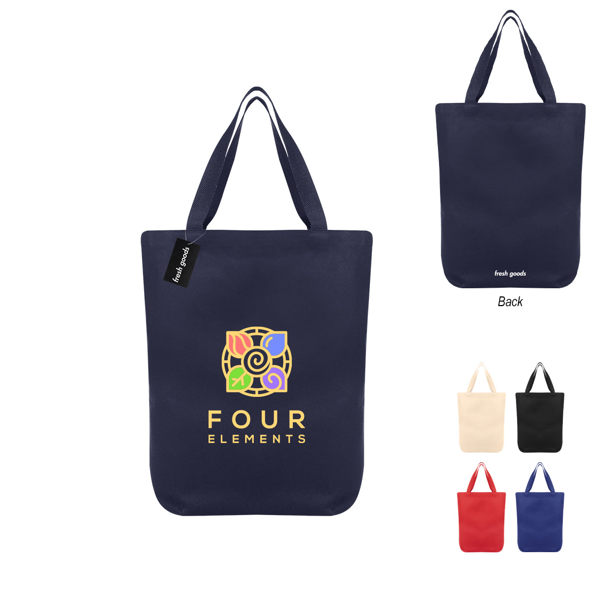 BLACK Fresh Goods Chandler 12 Oz. Cotton Tote Bag
