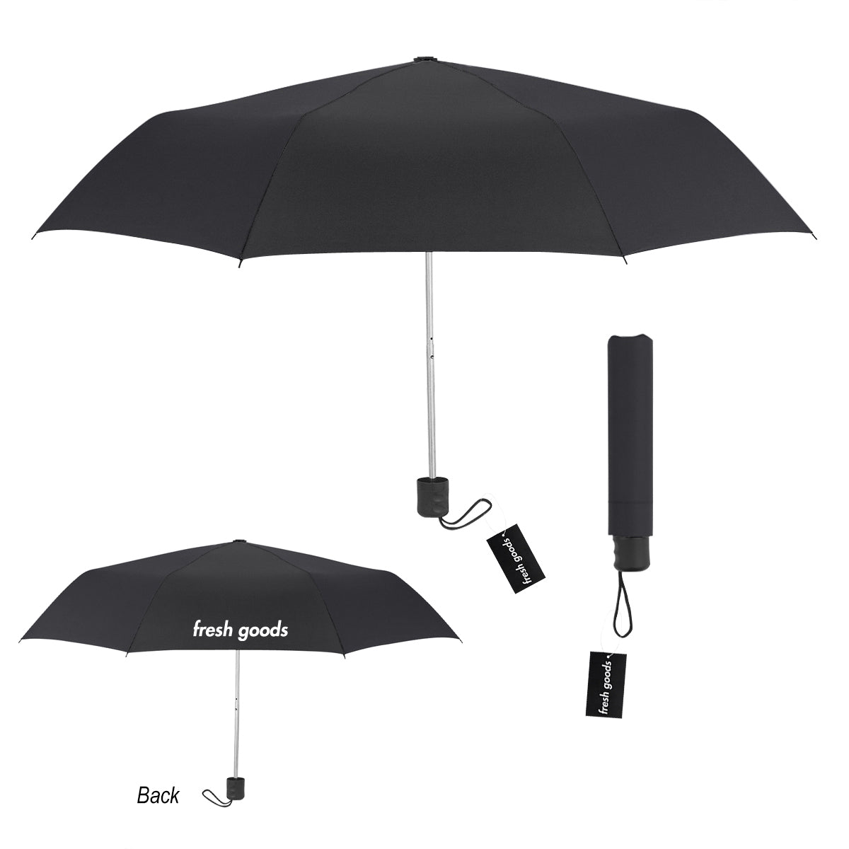 Fresh Goods 42" Arc Budget Telescopic Umbrella