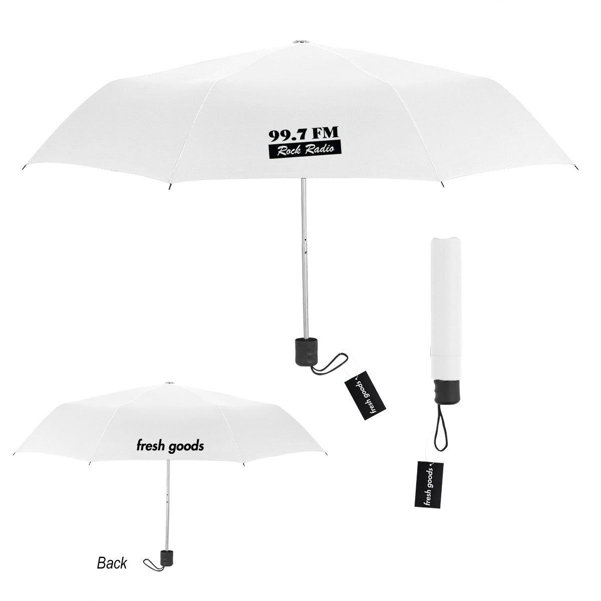 Fresh Goods 42" Arc Budget Telescopic Umbrella