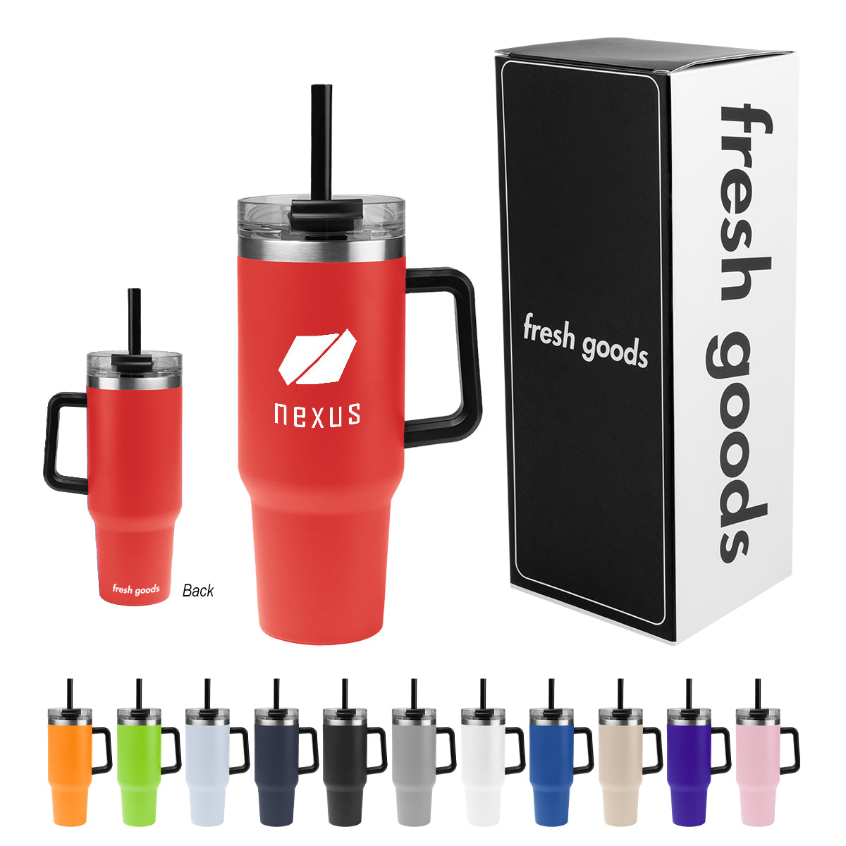 BLACK Fresh Goods 40 Oz. Intrepid Stainless Steel Tumbler