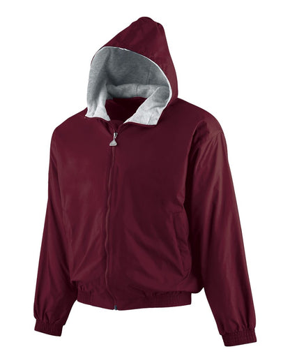 Youth Hooded Taffeta Jacket - 3281