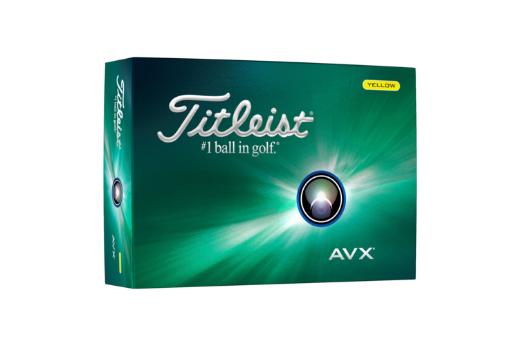 Titleist AVX Golf Balls - Yellow