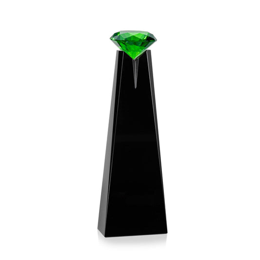 Alicia Gemstone VividPrint™ Award - Black/Emerald
