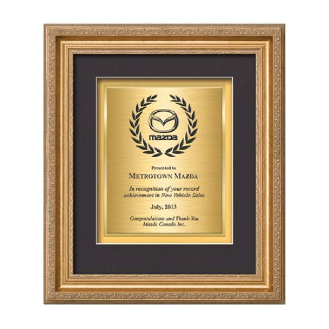 Regal Certificate TexEtch - Gold