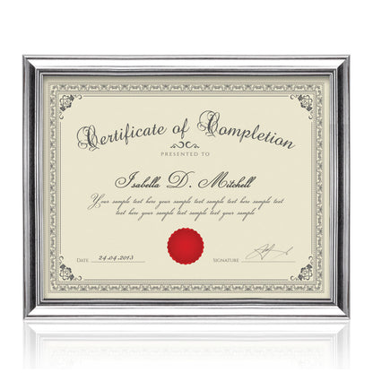 Ellison Certificate Frame - Silver