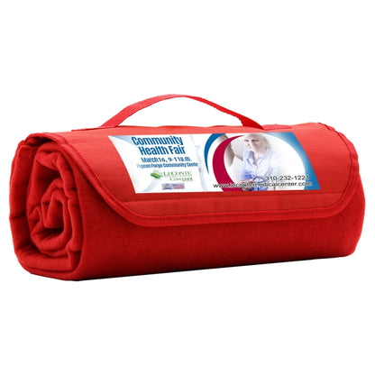 "Ready To Roll" Roll Up Fleece Blanket