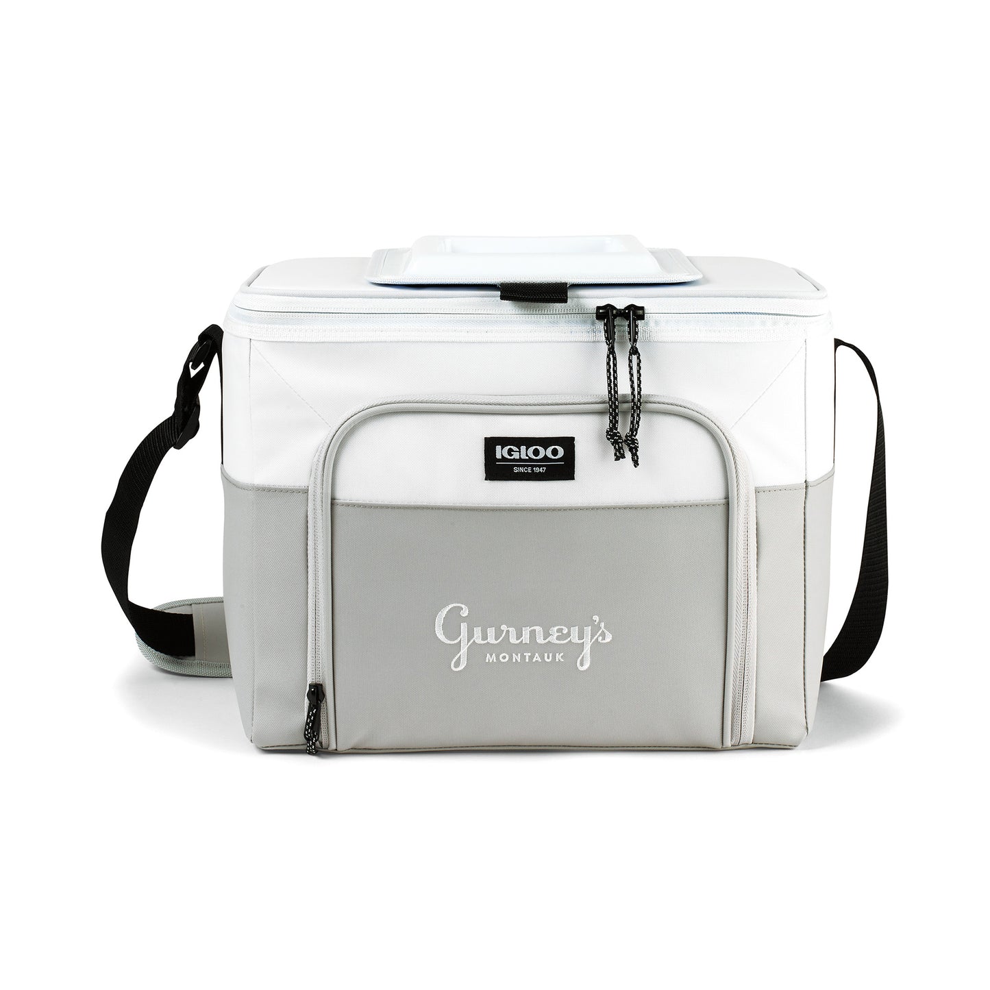White-Grey Igloo® Seadrift™ Hard Lined Cooler
