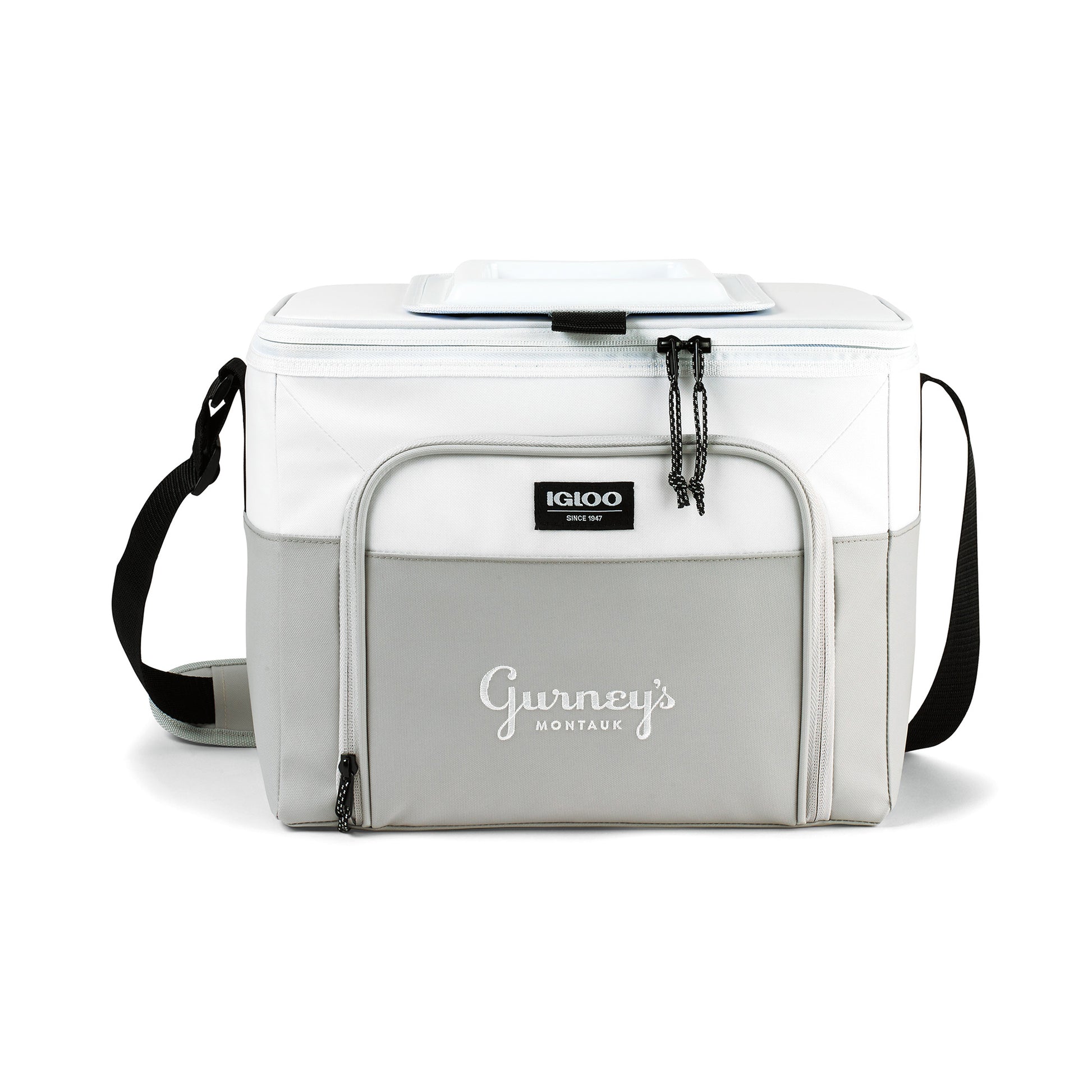 White-Grey Igloo® Seadrift™ Hard Lined Cooler
