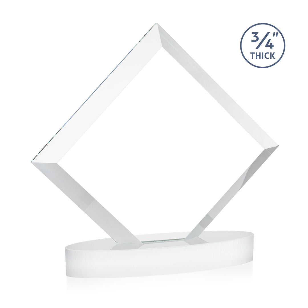 Belaire VividPrint™ Award on Alberton Base - White