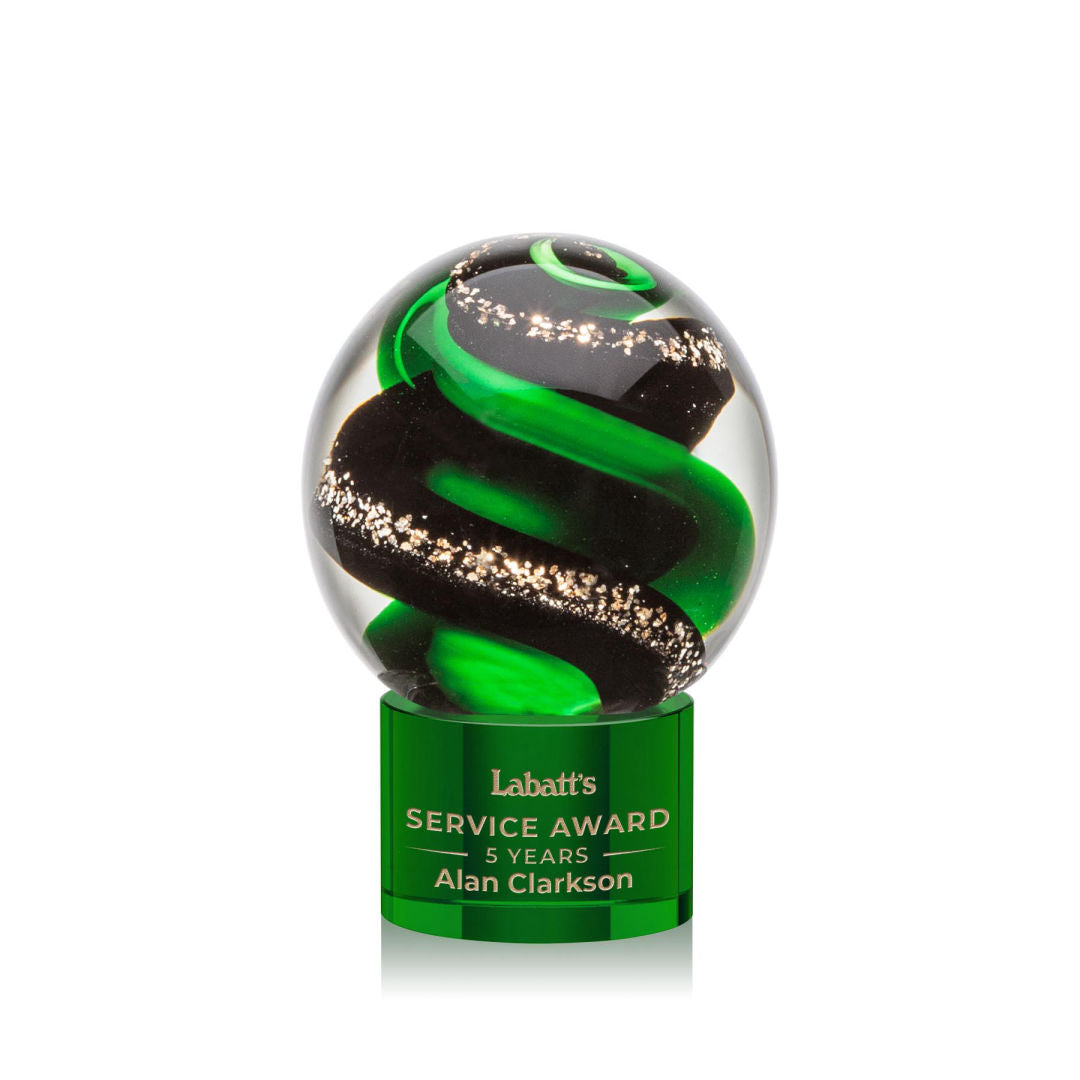 Zodiac Award on Marvel Base - Green