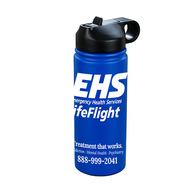 "MAUI" 19 oz Recycled RPET Powder Coated Double Wall Insulated Stainless Steel Tumbler With a Straw