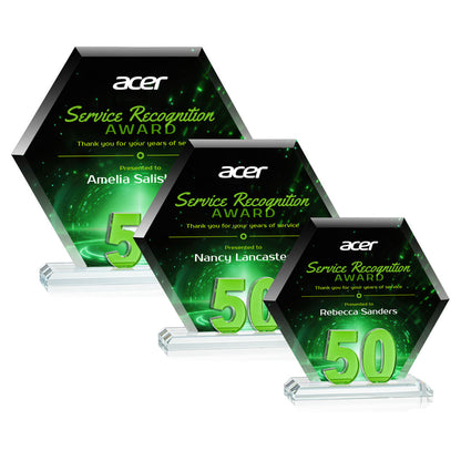 Riviera Anniversary VividPrint™ Award No 50 - Green