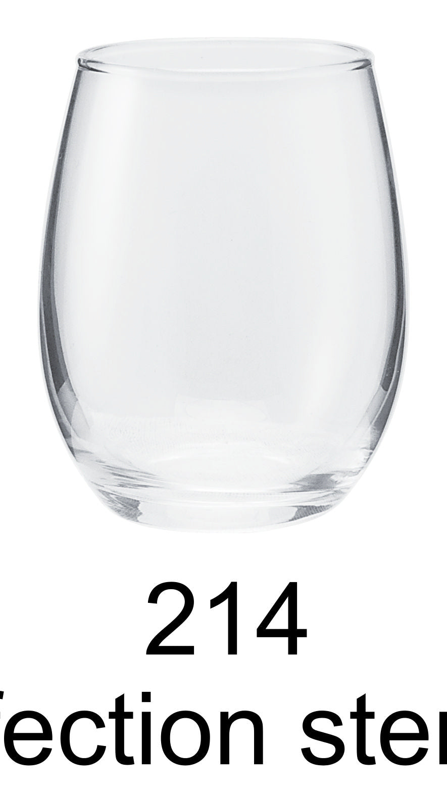 5.5 oz perfection stemless wine