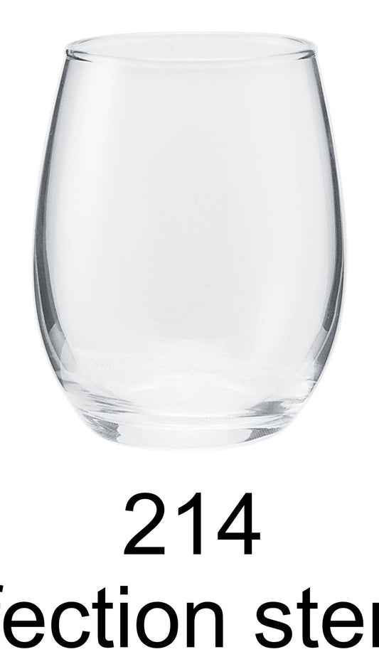 5.5 oz perfection stemless wine