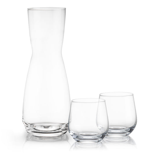 Mason Carafe & Garland Stemless Wine