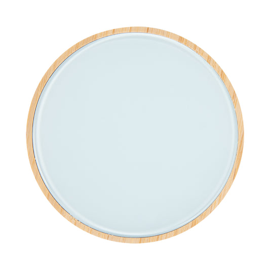 10W Glass & Bamboo Wireless Charger