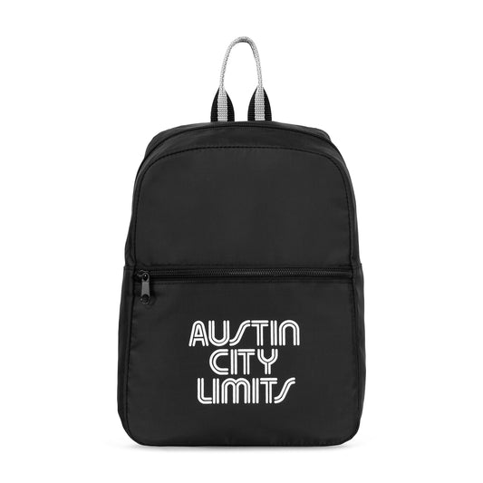 Black Moto Mini Backpack