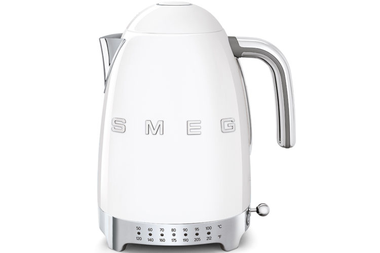 SMEG Variable Temperature Kettle - White Glossy