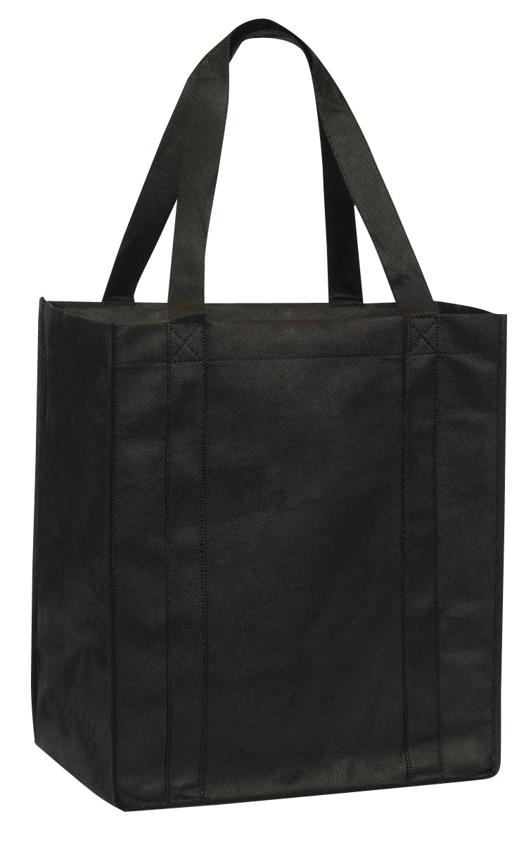 Black Zip Away Shopper Tote
