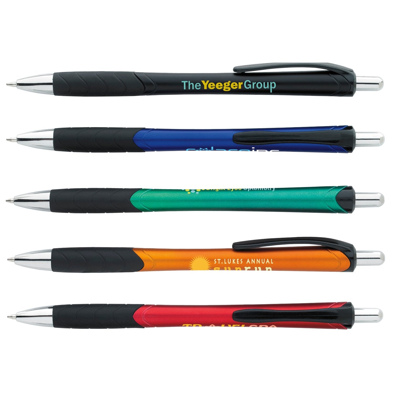 Black with Black Ink Good Value™ Metallic Slim Pen