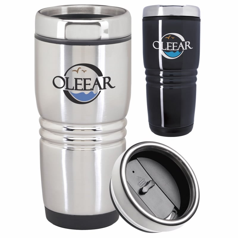 Silver Good Value™ Rolling Ridges Tumbler - 15 oz.