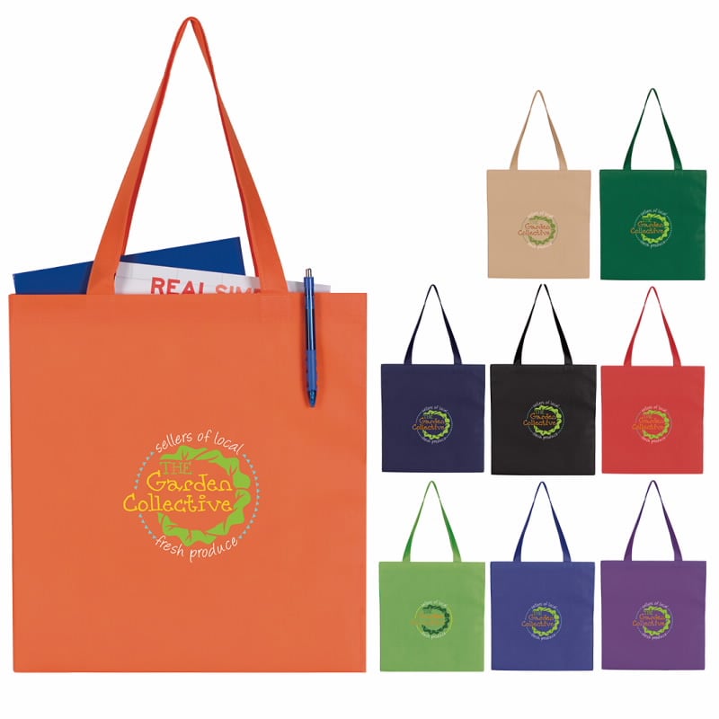 Black Good Value™ Non-Woven Budget Tote