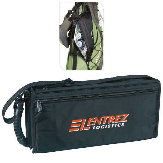 Front View of BAG.61182.COOLER.GOLF BAG.BLACK Golf Bag Cooler