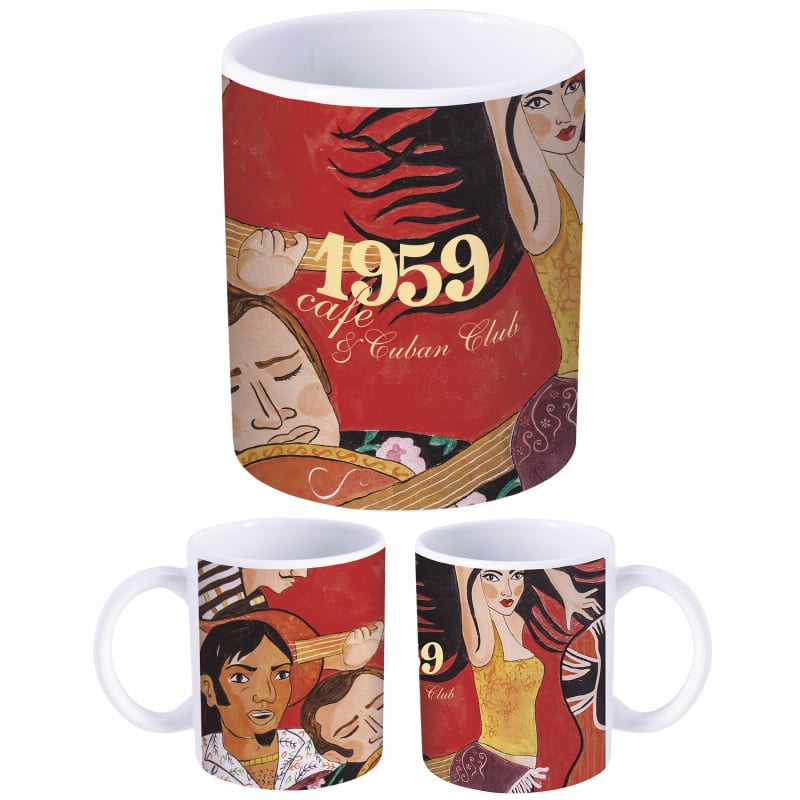 Front View of White Good Value™ Dye Sublimation Mug - 11 oz.