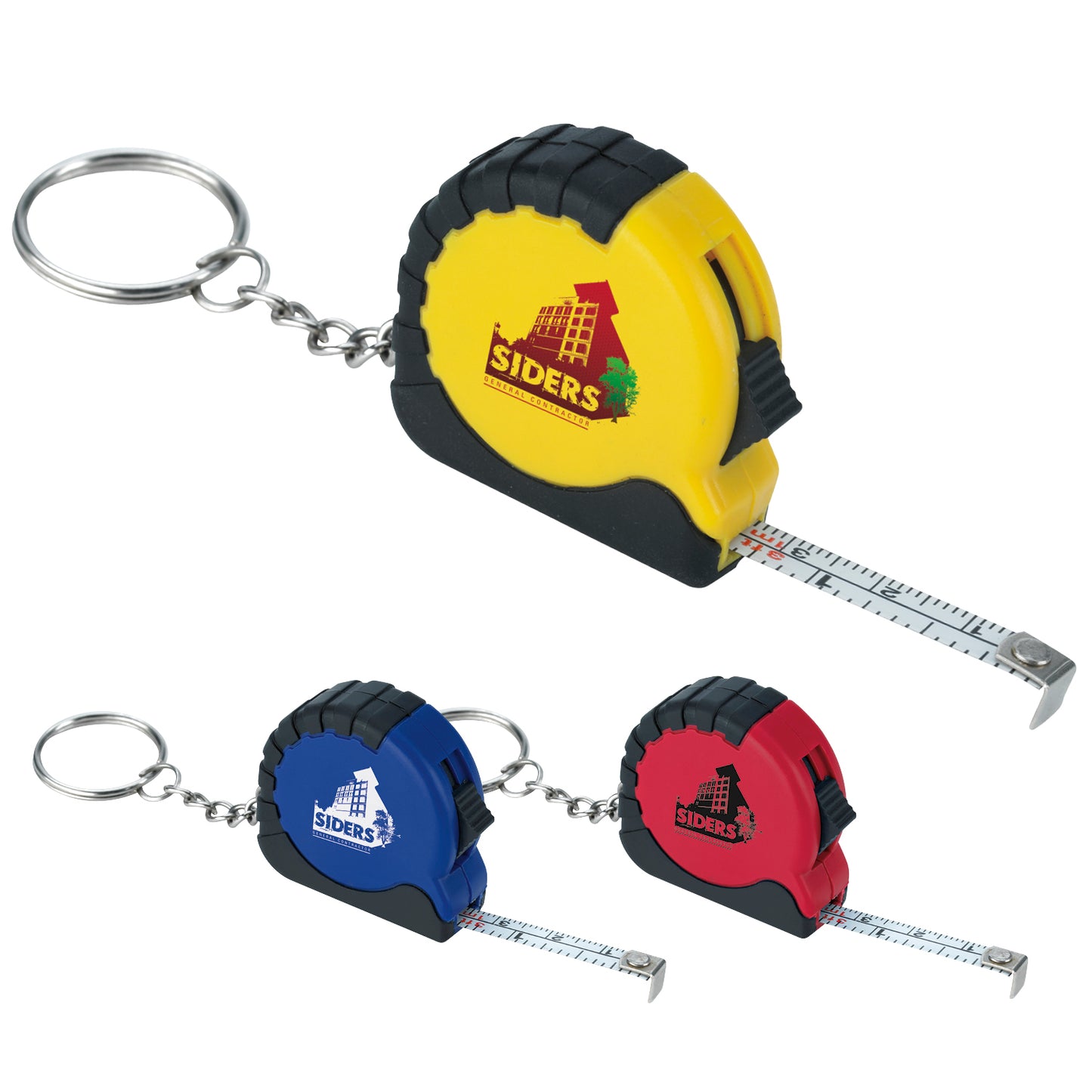 Red Good Value™ Mini Tape Measure Keychain