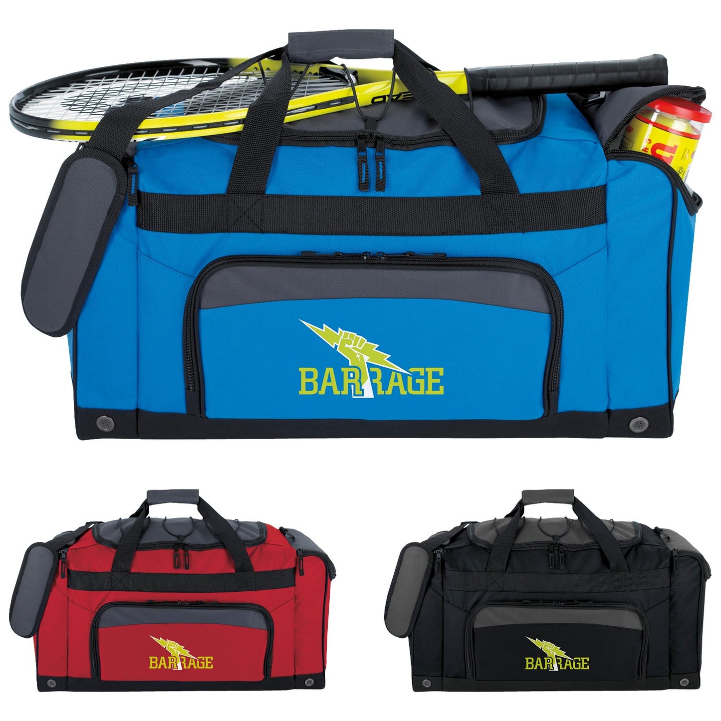 Red Bungee Top Duffel