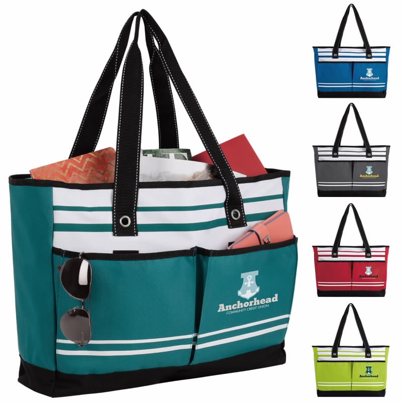 Teal Atchison® Two-Pocket Fashion Tote