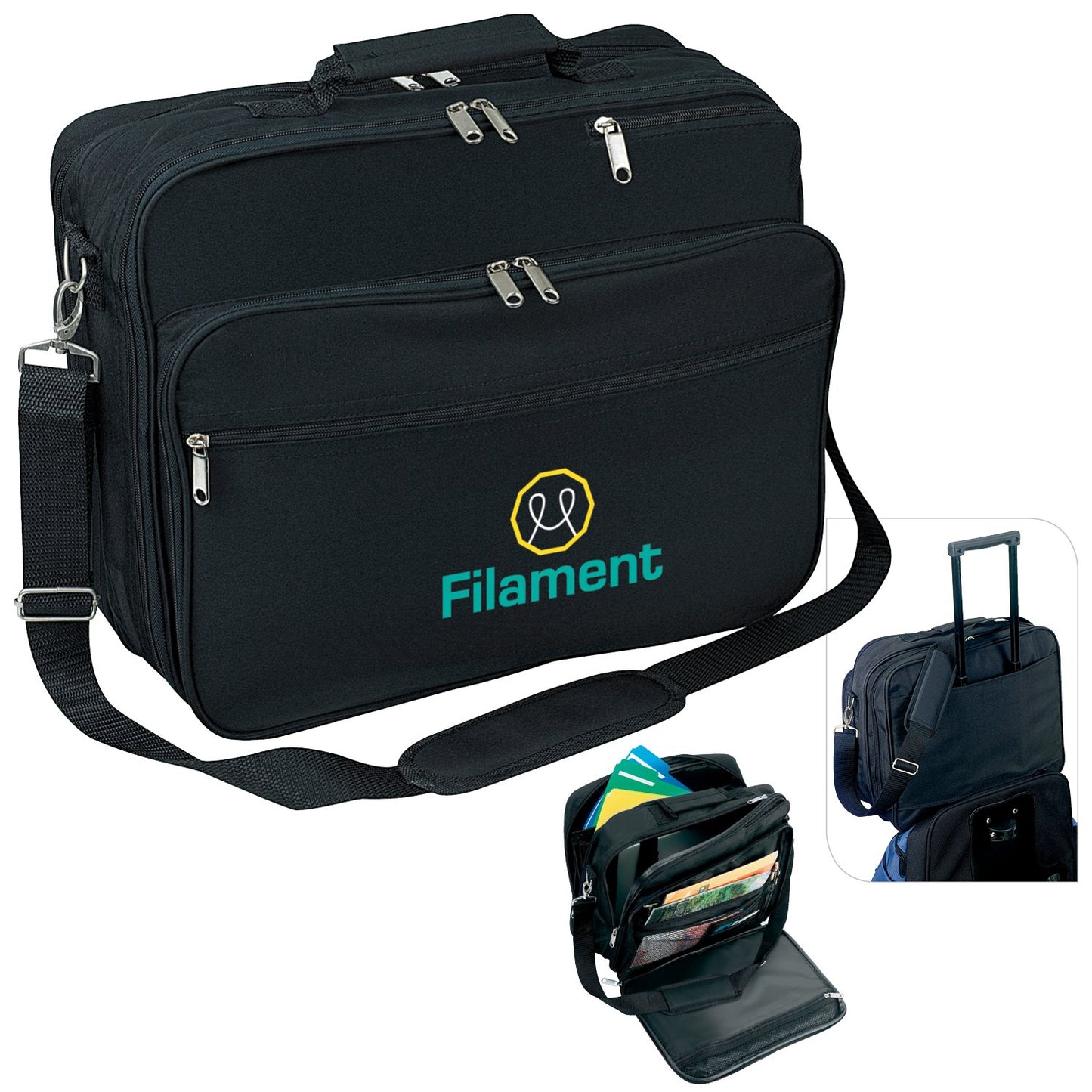 Front View of Black Paramount Brief