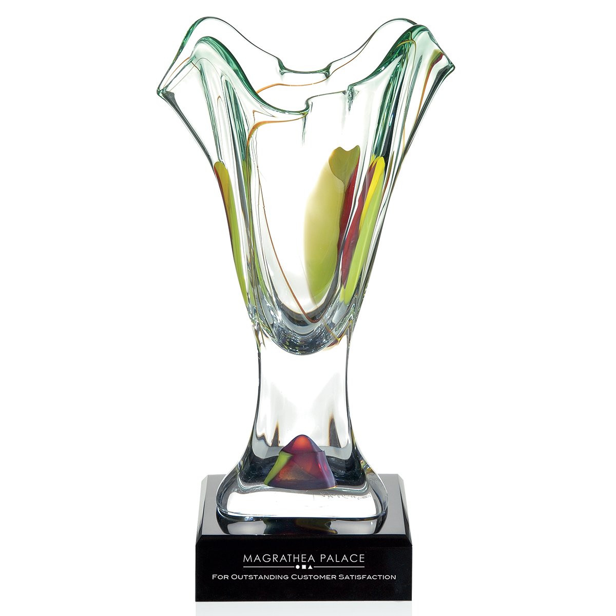 Front View of Multicolor JAFFA® Oceanic Vase